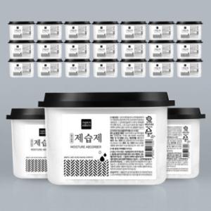 습기타파 대용량 제습제 570ml x 24개입 12개+12개 /최신제조 옷장 신발장 선반 서랍장 화장실 습기제거