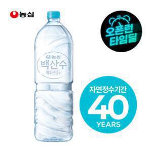 (HOT특가딜) 백산수 2L 12병  (유라벨/무라벨 랜덤발송)