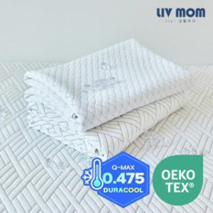 프리미엄 듀라쿨 쿨매트 닿자마자 시원한 여름 침대 냉감패드 Q-MAX 오코텍스 인증 어린이용 KC인증완료