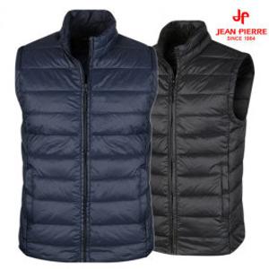 겨울 백화점용 남성 경량 패딩조끼 믹스다운 남자 캐쥬얼조끼 덕다운 골프조끼 JP