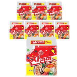 오뚜기 진라면 매운맛 멀티팩(5개입) x 8팩(총40개입)