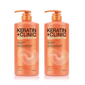 엘라스틴 케라틴클리닉 단백질 고영양 트리트먼트 950ml 2개