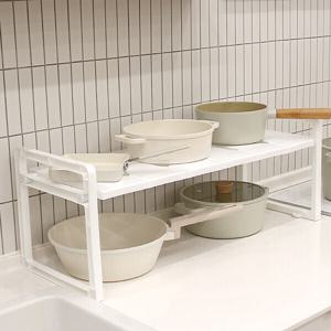 싱크인 선반(슬라이드) 싱크대 냄비 후라이팬 정리 선반