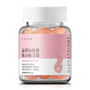 씨피움 글루타치온 애사비 구미 젤리 120g 1통 애플사이다비니거 콜라겐