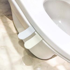 파스텔 위생 변기 커버 손잡이 색상랜덤/화장실/접착식/고리/시트/뚜껑/덮개/양변기/욕실/좌변기/부착식