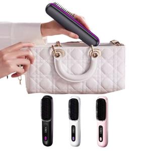 휴대용 여행용 매직 미니 빗 브러쉬 무선고데기