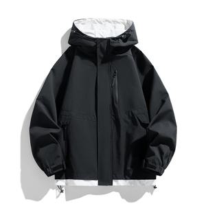 남녀공용 후드 집업 바람막이