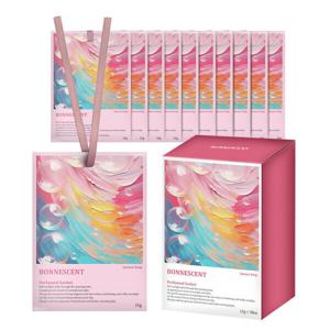 보네센트 샤쉐 옷장 방향제 11g 10개 오로라 솝 / 포근하고 달콤한 비누향 탈취제 (스트링 타입)