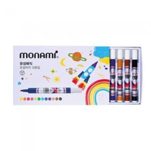 당일발송 모나미 유성매직 12색 / 네임펜 매직 문구 학용품