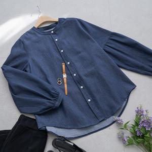 블라우스 여성 데일리 리센라운드셔링블라우스 -YLBL2603002-