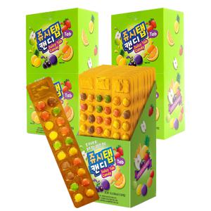 쥬시탭 과일맛 타블렛 캔디 3박스(13gx90개) 유치원어린이집교회학교 간식선물