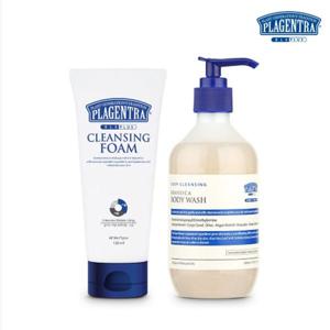 프라젠트라 무향 클렌징폼 120ml + 바디워시 300ml (저자극 임산부 클렌저)