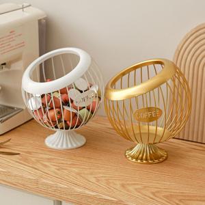 J2K 캡슐커피 사탕 과자 보관함 바스켓 엔틱 인테리어 보관