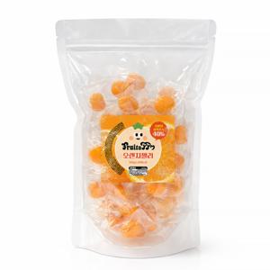 소비기한 임박특가 후르츠뽀 까먹는 젤리 오렌지젤리 500g