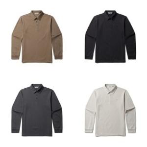 (롯데백화점)이중 조직 베이직 솔리드 카라 티셔츠 ZBF4TT1204