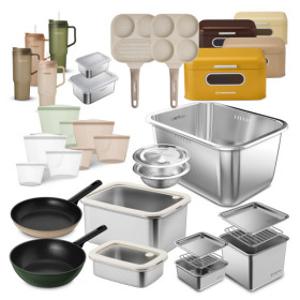 (12%+10%+결제할인 5%)블랙홀 특가 프라이팬 밀폐용기 싱크용품 트레이 국자 조리도구 프라이팬 특가모음