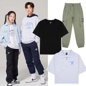 JCB주니어 봄특가 무지 반팔 티셔츠 JBK8T101USB_BK/맨투맨/조거팬츠 외 등교룩