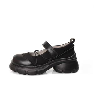 PURETONE 6.5cm 키높이 마리아나 여성 플랫 슈즈 발레룩 가죽 로퍼