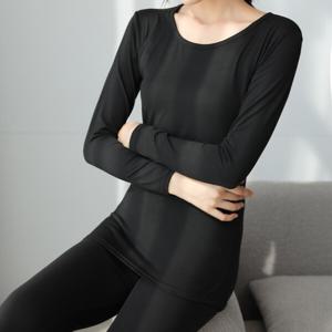블랙+스킨 여성 겨울 발열내의 세트/여자내복/상하세트 타사 스테디셀러 상품