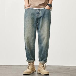 남여공용 빈티지 와이드 데님팬츠 통청바지 (2개이상 추가할인)