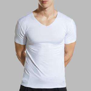 남성 브이넥 아이스 기능성티셔츠 심리스 쿨링 반팔 냉감티 1+1 이벤트