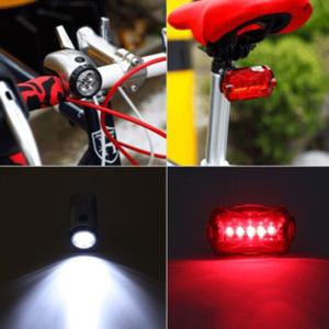 J2K 자전거 전후면 안전등 라이트 라이딩 안전용품 악세사리