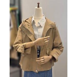 갤러리아 ab.f.z 후드 스트링 크롭 사파리 집업 야상 점퍼 ACZ5ZU32G