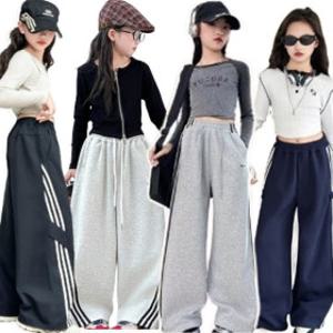 주니어 여아 바지 면 카고 조거 와이드 버뮤다 기모 팬츠 청바지 초등여아옷 주니어옷 더체리