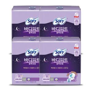쏘피 바디피트 볼록맞춤 오버나이트 12P x 4개