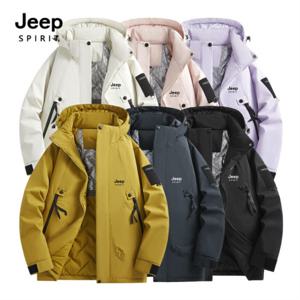 지프스피릿 JEEP SPIRIT 그래핀 발열 후드패딩 겨울 캠핑점퍼 방수 아웃도어 자켓 96860