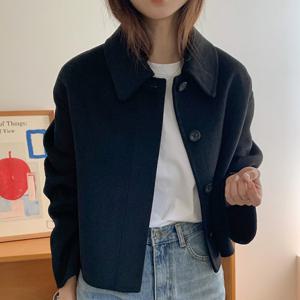 여자 추동 캐주얼 트렌디 숏 야상 자켓