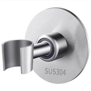 안떨어지는 무타공 각도조절 샤워기걸이 샤워기 거치대 홀더 녹슬지 않는 304 스텐레스