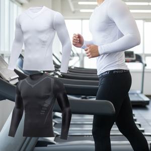 컴프레션 남자 언더레이어 기능성 스포츠 이너웨어 긴팔 런닝 헬스 피트니스 운동복