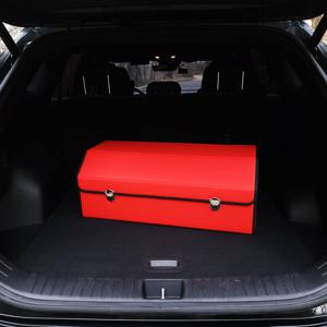 자동차 차량용 트렁크정리함 수납함 보관함 정리박스 세차가방 세차툴백 (레드)