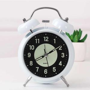 해머벨 탁상시계 화이트 알람 자명종 레트로 인테리어시계