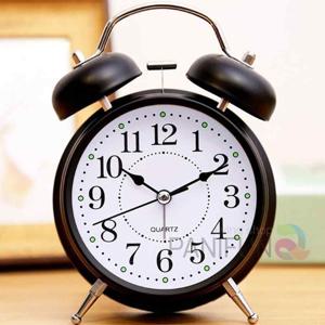 무소음 해머벨 탁상시계 블랙 앤틱 감성 인테리어 거실 책상시계