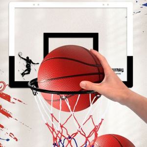 J2K 걸이형 미니 농구대 풀세트 농구공 백보드 문걸이 펌프 집중력향상