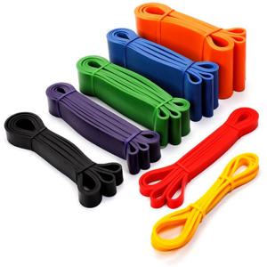 J2K 라텍스 풀업밴드 저항 밴드 턱걸이 스쿼트 근력운동 홈트 7단계