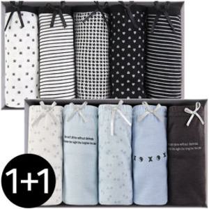 (20+10+4%쿠폰) 데일리 여성팬티 5매/면팬티/맥시/미디/여자/여성/속옷/누디/위생/빅사이즈/노라인