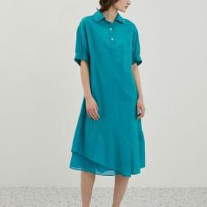 올리비아로렌 HC19 카라반팔 롱 원피스  VVCOA4M4471