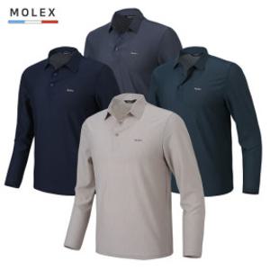 2026 봄 버팔로 남자 스판 카라넥 카리티 아웃도어 집업티 등산티 등산복상의 남성 긴팔 티셔츠 w025