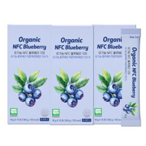 이롭핏 유기농 NFC 블루베리 100 10포 X 3박스 /미국산/블루베리/과즙100%/건강즙/타임지10대슈퍼푸드