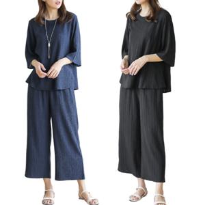 예스 여성 여름 인견 플리츠 상하세트  빅사이즈