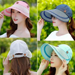 돌돌이 여름모자 넓은챙 썬캡 데일리모자 고급사은품증정