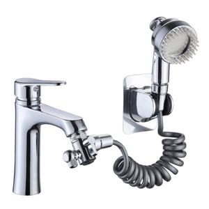 세면대 샤워기 수전 반려동물 샤워 샴푸 브러쉬