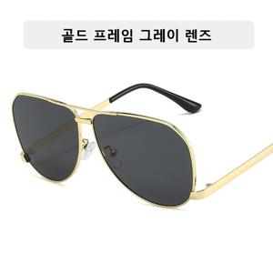 패션 개성 파일럿 선글라스 자외선 차단 남여공용 빅사이즈 편광선글라스