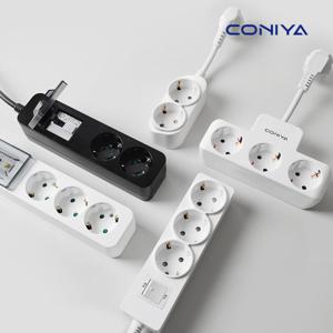 단독특가/ 코니야 국산멀티탭 모음전 3200W 난연소재 T탭 I탭 통합절전 고용량 과부하차단 스위치 2~5구