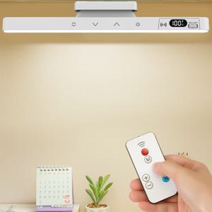 무타공 LED 자석 조명 스탠드 리모컨 터치 5단/3단 색온도 밝기조절 배터리표시