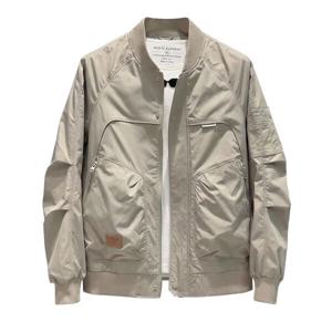 남성용 어반 유틸리티 블루종 윈드브레이커 자켓