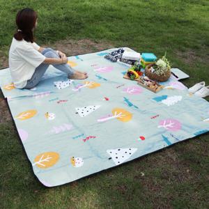 대형 방수돗자리 피크닉매트 가방형 캠핑매트 에어매트커버 200x200